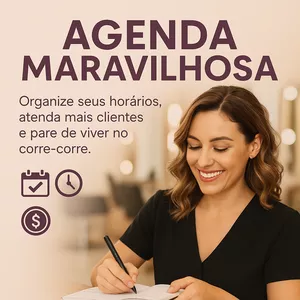 Imagem de Agenda Maravilhosa - Curso para cabeleireiras criado por FABIANA STEFFENS na hotmart