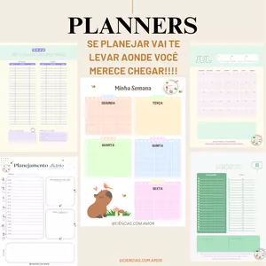 Imagem de capa para o Ebook PLANNERS DIÁRIO, SEMANAL, ANUAL e DEVOCIONAL
