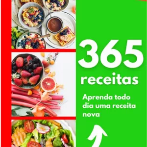Imagem de capa para o Ebook 365 Receitas