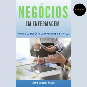 Imagem de capa para o Ebook Negócio Para Enfermagem EMPREENDEDORISMO