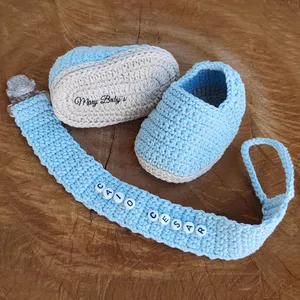 Imagem de capa para o Curso online ALPARGATA E PRENDEDOR DE CHUPETA EM CROCHÊ