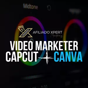 Imagen de portada para Curso online Video Marketer Capcut &amp; Canva