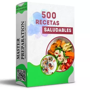 Imagen de portada para Ebook 500 recetas saludables 