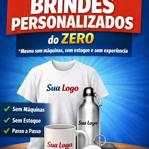 Imagem de capa para o Ebook Guia Completo: Como Iniciar um Negócio de Brindes Personalizados