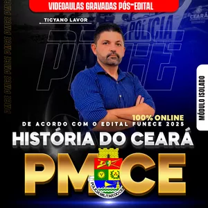 Imagem de capa para o Curso online HISTÓRIA DO CEARÁ PARA A PMCE