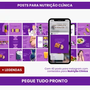 Imagem do curso PACK PARA NUTRIÇÃO CLÍNICA