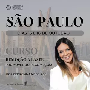 Imagem de capa para o Evento presencial CURSO REMOÇÃO A LASER - Presencial São Paulo 
