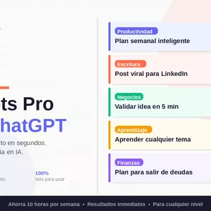 Imagen de portada para Ebook 50 Prompts Pro: Domina ChatGPT en 5 Minutos