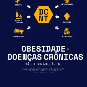 Imagem de capa para o Curso online Ebook Obesidade e doenças crônicas não transmissíveis