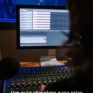 Imagem de capa para o Ebook Produção Musical