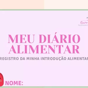 Imagem de capa para o Ebook Diario mimha Introdução Alimentar 