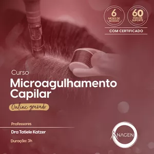 Imagem de capa para o Curso online Microagulhamento Capilar 