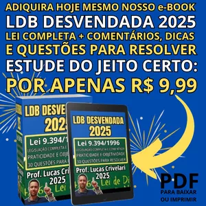 Imagem de capa para o Ebook LDB DESVENDADA 2025