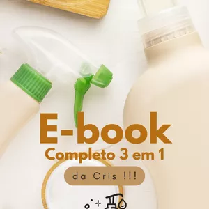 Imagem de capa para o Curso online E-Book Completo 3 em 1 Venha com a Cris