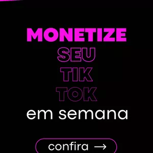 Imagem de capa para o Ebook Monetizar tik tok !