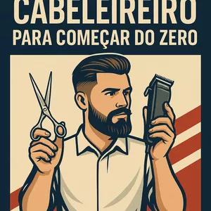 Imagem de capa para o Curso online Se torne um cabeleireiro profissional do zero