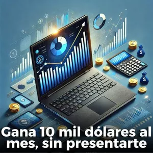 Imagen de portada para Ebook 10 Formas de Ganar Dinero en Internet Sin Invertir Ni Aparecer