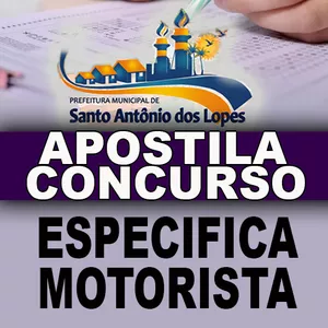 Imagem de capa para o Ebook APOSTILA CONCURSO SANTO ANTONIO DOS LOPES (ESPECIFICA PARA MOTORISTA)