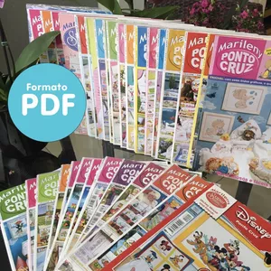 Imagem de capa para o Ebook Revista Marileny Ponto Cruz Coleção 21-40
