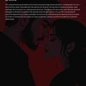 Cover image for Ebook The Attraction Formula: Become the Person You Want to Date