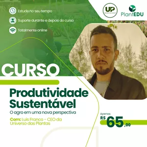 Imagem de capa para o Curso online Produtividade Sustentável: O agro em uma nova perspectiva  