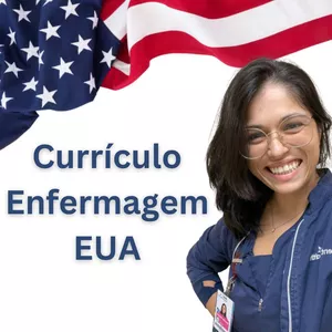 Cover image for Ebook Enfermagem nos EUA: Guia de Currículo, Cover Letter e Dicas de Entrevista para Brasileiros