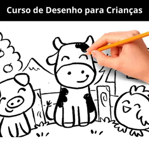 Imagem de capa para o Curso online Ebook Como Desenhar Fácil