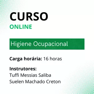 Imagem de capa para o Curso online Curso de Higiene Ocupacional