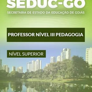 Imagem do curso Curso Concurso  Professor - Pedagogia  SEDUC-2022