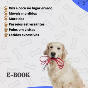 Imagem de capa para o Ebook adestramento canino