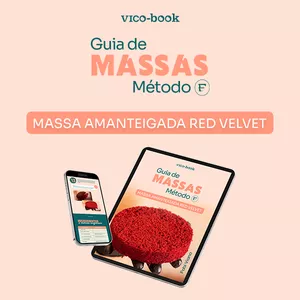 Imagem de capa para o Curso online Vico-Book Massa Amanteigada Red Velvet Método F®