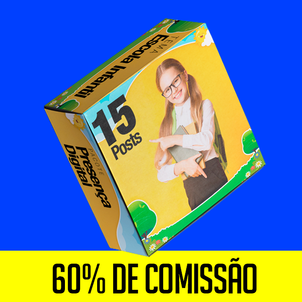 Imagem do curso Pacote de Post para Escola Infantil - CMZ (15 Posts)