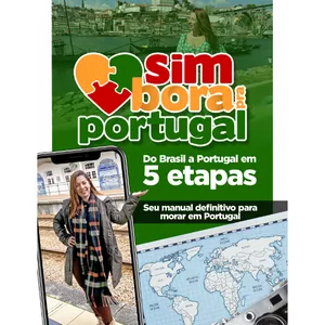 Imagem de Manual Simbora pra Portugal - 5 etapas para você mudar para Portugal criado por Juli Pereira | Simbora pra Portugal na hotmart