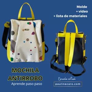 Imagen de portada para Curso online Mochila antirrobo