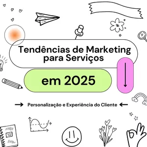 Imagem de capa para o Curso online Tendências de Marketing para Serviços em 2025: Personalização e Experiência do Cliente
