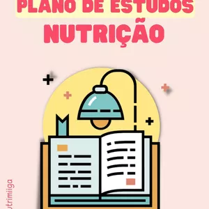 Imagem de capa para o Ebook Plano de Estudos Completo para Nutrição!
