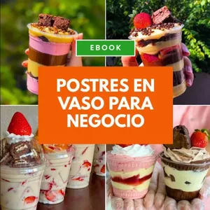 Imagen de portada para Curso online Postres en vaso para negocio