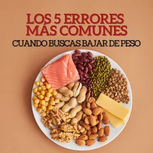 Imagen de portada para Ebook Los 5 errores más comunes cuando buscas bajar de peso