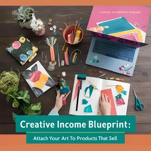 Cover image for Online course Creative Income blueprint: Attach Your Art to Products That Sell