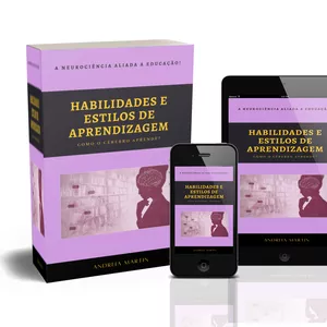 Imagem de capa para o Ebook Habilidades e estilos de aprendizagem. Como o cérebro aprende?