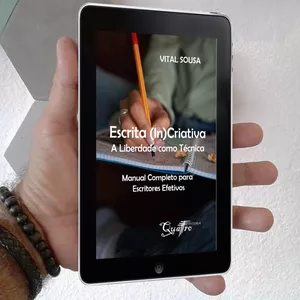 Imagem de capa para o Ebook Escrita (In)Criativa - A Liberdade Como Técnica