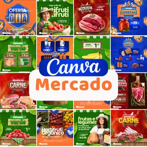 Imagem de capa para o Curso online CANVA MERCADO 