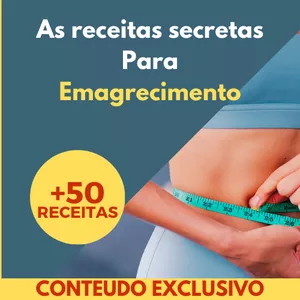 Imagem de capa para o Ebook +50 Receitas Secretas Para Emagrecimento