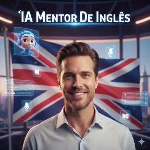 Imagem de capa para o Curso online IA Mentor De Inglês