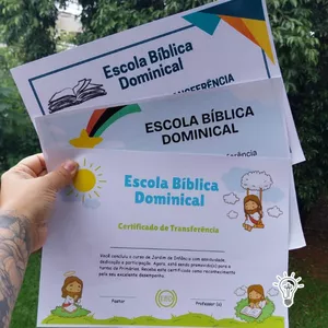 Imagem de capa para o Ebook 🎓✨ Certificado de Transferência de Sala - EBD ✨🎓