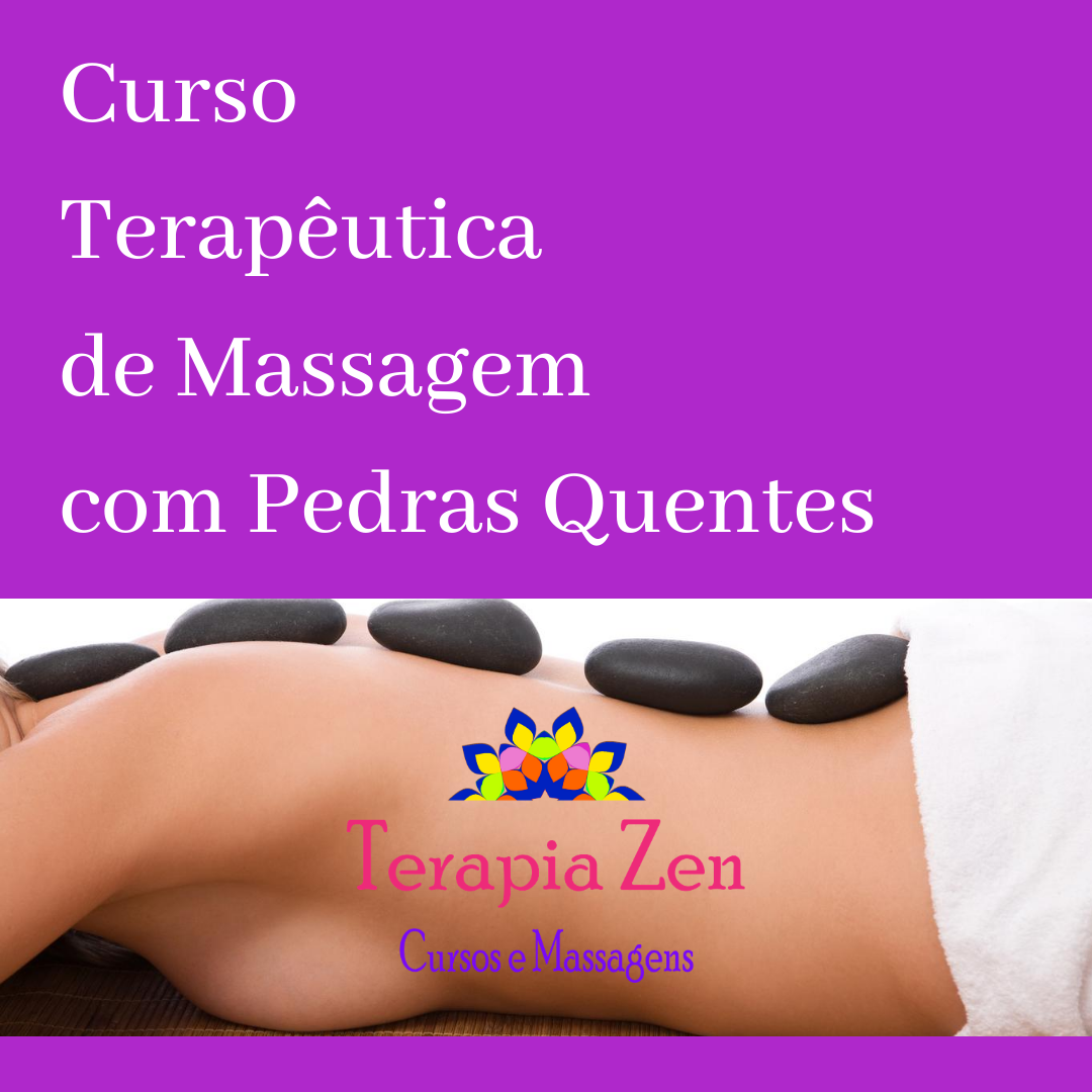 Curso Curso Terapêutica de Massagem com Pedras Quentes