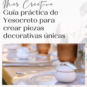 Imagen de portada para Ebook Guía Profesional de Yesocreto: Crea Piezas Decorativas que Sí se Venden