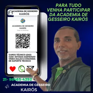 Técnicas em gesso 3D curso profissionalizante