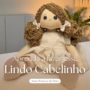 Imagem de capa para o Curso online Aprenda a fazer esse Lindo Cabelinho