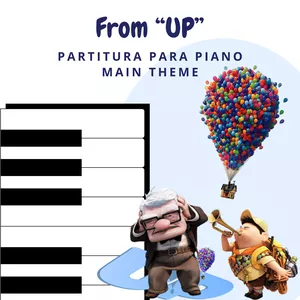 Imagem de capa para o Ebook Partitura para Piano Theme From “UP”